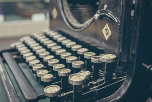 Typewriter Mechanical Retro Vintage Write Old