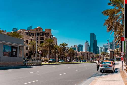 Uae Dubai City Arab Emirates Metropolis