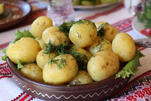 Ukraine Potatoes Dill Vegetable Food Cuisine
