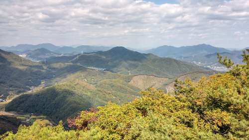 Ungilsan Climbing Republic Of Korea Autumn