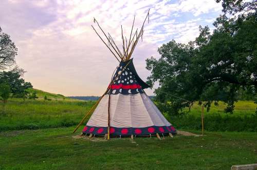 Upper Sioux Agency Teepee Teepee Tent Indian Tipi