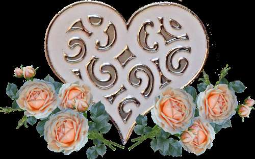 Valentine Heart Roses Romantic