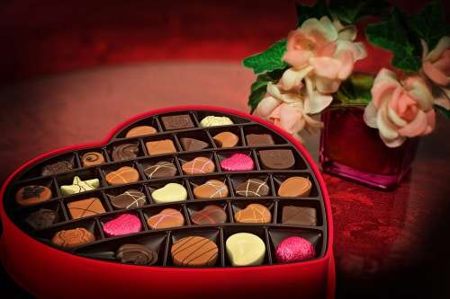Valentine'S Day Chocolates Candy Heart Love