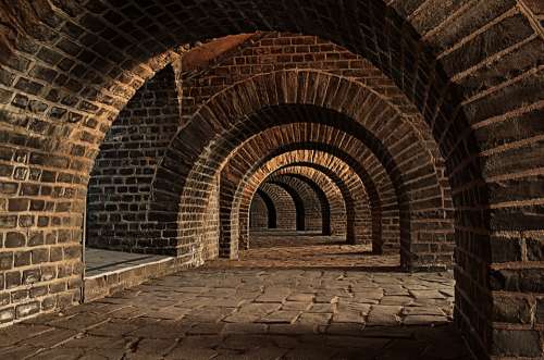 Vaulted Cellar Tunnel Arches Keller Cellar Speed