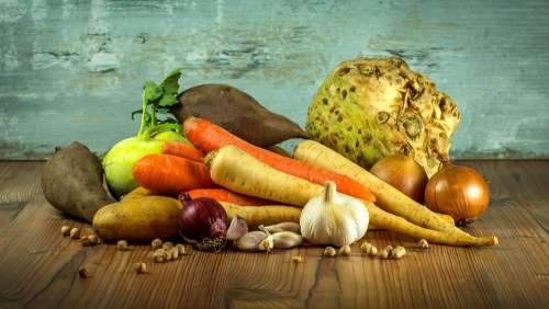 Vegetables Carrots Garlic Celery Food Health