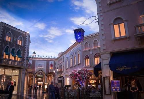 Venetian Las Vegas Christmas Architecture Building