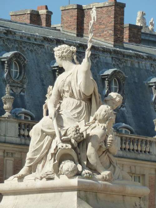 Versailles Figure Castle Park Statue
