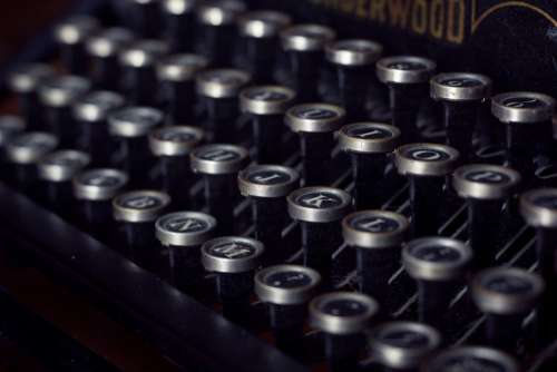 Vintage Typewriter Old Vintage Typewriter Retro