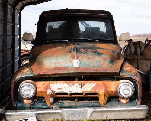 Vintage Truck Old Vehicle Abandoned Pickup