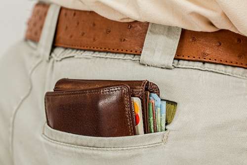 Wallet Cash Credit Card Pocket Money Purse