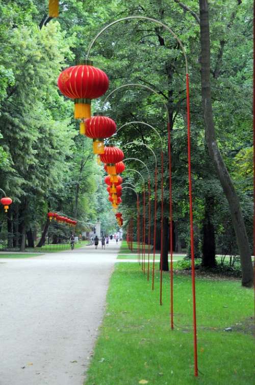 Warsovie Park Garden Chinese Poland