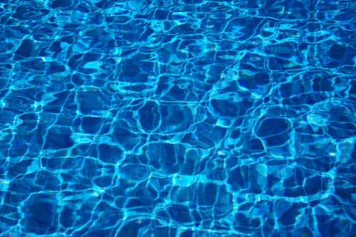 Water Swimming Pool Blue Reflections Ripples