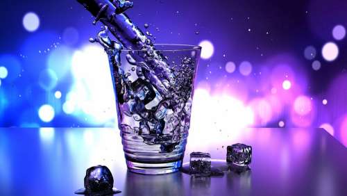 Water Glass Ice Wallpaper Drop Clean Drink Fresh