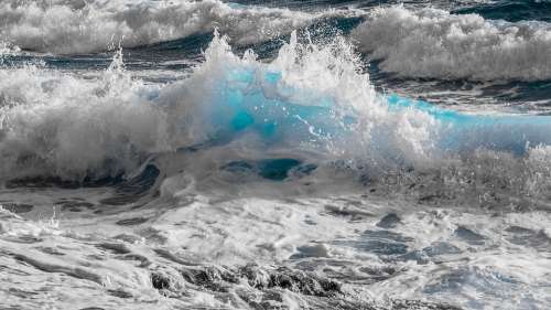 Water Surf Nature Sea Wave Ocean Spray Foam