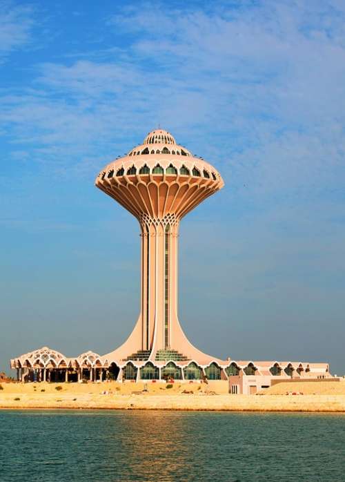 Water Tower Corniche Khobar Attraction Beach