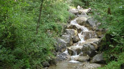 Waterfall Nature Landscape