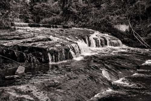 Waterfall Rio Agua Nature Landscape