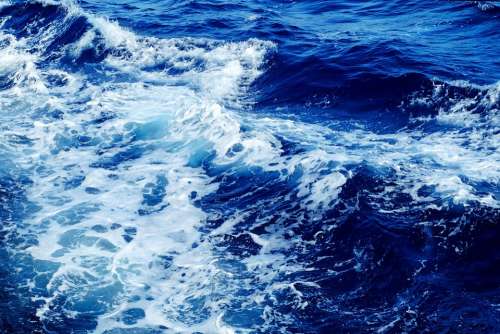 Wave Sea Water Blue Surf
