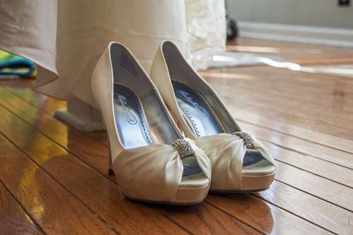 Wedding Wedding Day Bride Bridal Wedding Shoes