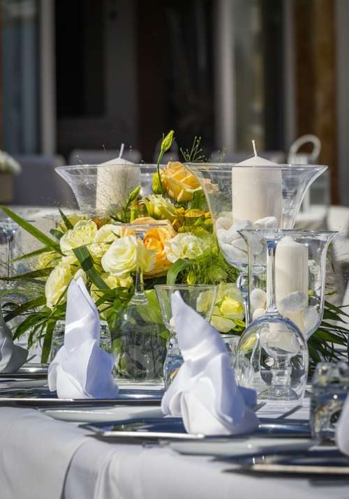 Wedding Table Cover Cutlery Celebration Board