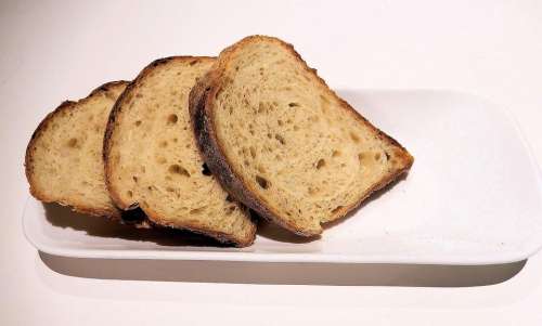 Whole Grain Bread Sliced Texture Oats Corn Wheat