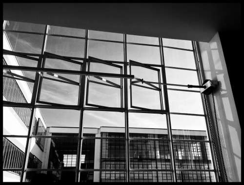 Windows Bauhaus Dessau Germany Architecture