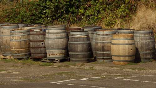 Wine Barrels Wooden