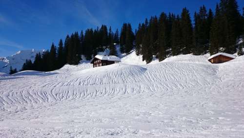 Winter Snow Cold Nature Landscape Alpine Wintry