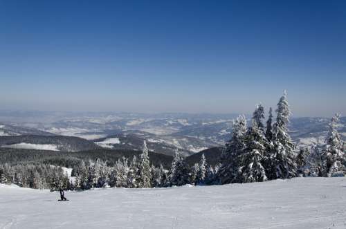 Winter Stok Pilsko Skis Snow