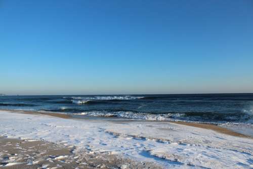 Winter Sea Winter Sea Beach Waves