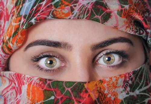 Woman Headscarf Exotic Beautiful Scarf Traditional