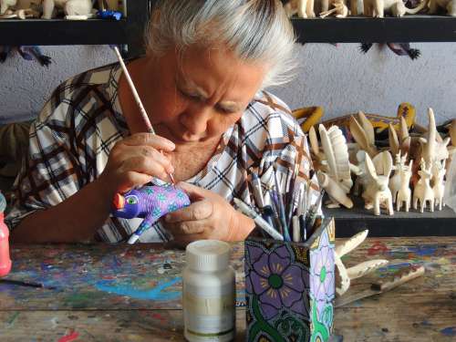 Women Worker Craftswoman Person Care Detail
