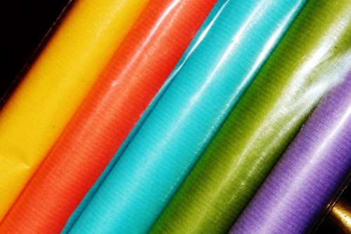 Wrapping Paper Colorful Pack Packaging