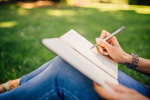 Writing Writer Notes Pen Notebook Book Girl