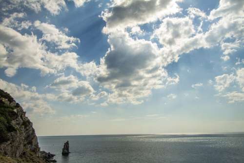 Yalta Swallow'S Nest Sky Park Landscape Clouds