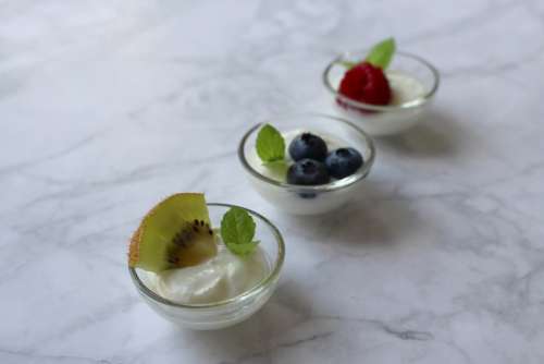 Yogurt Berries Blueberry Raspberry Kiwi