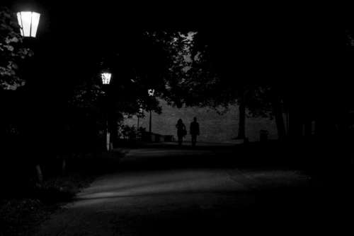 Walking in the night