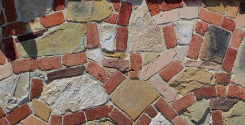 stone and brick wall