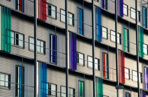 Colorful facade