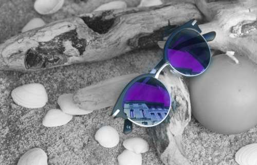 Purple sunglasses