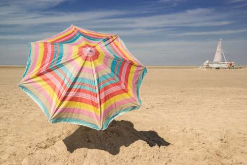 Umbrella at the beach 