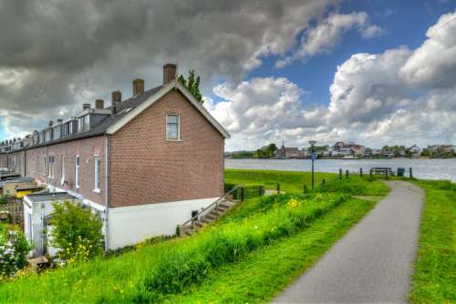 Dutch row houses