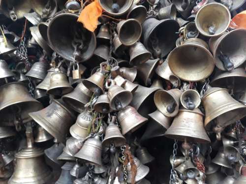 Nepal Asia bells temple religion