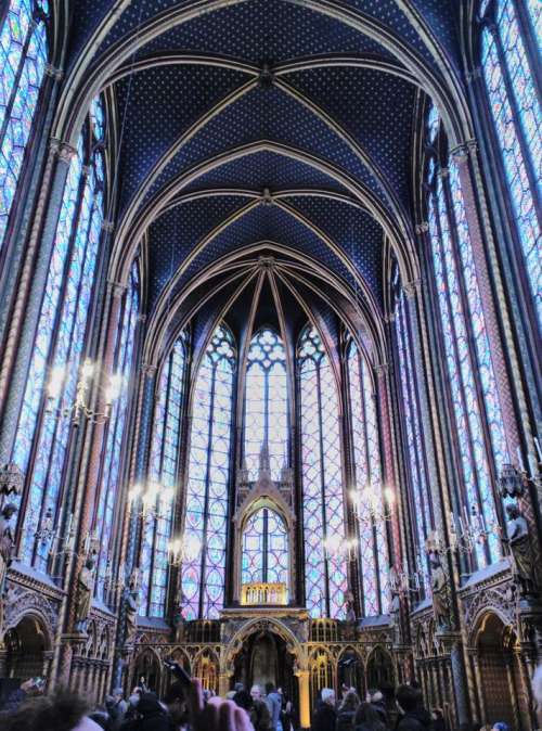Sainte Chapelle Paris stained glass
