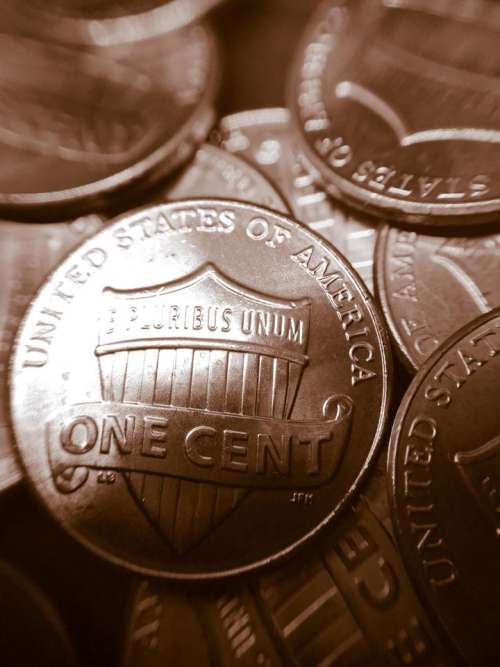 America coin money penny