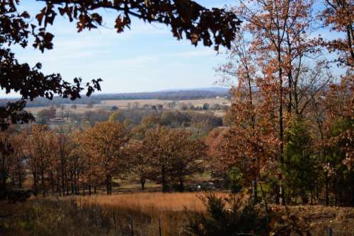 Hanson Oklahoma Fall landscape vista