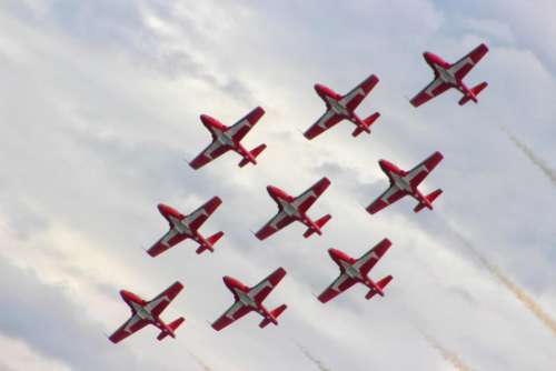 borden air show airplane fighter jet