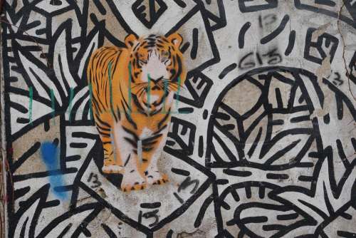 Street art graffiti paris marais  