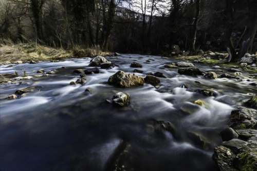 River stream rapids