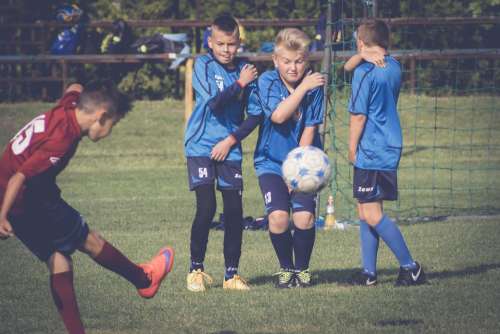 sport football kids soccer kick
